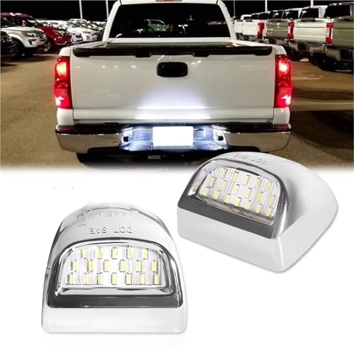 Luz de matrícula LED 6000K para Cadillac Escalade que soluciona la iluminación trasera tenue 2