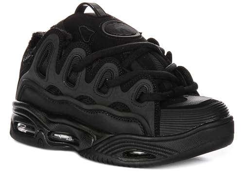 Image of Osiris Men's D3 2001 Skate Shoe, Black /Black /Shearling, 5