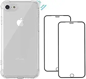 Capa Ant iShock Reforçada iPhone SE 2020 + 2x Películas de Vidro 3D + Kit Aplicação