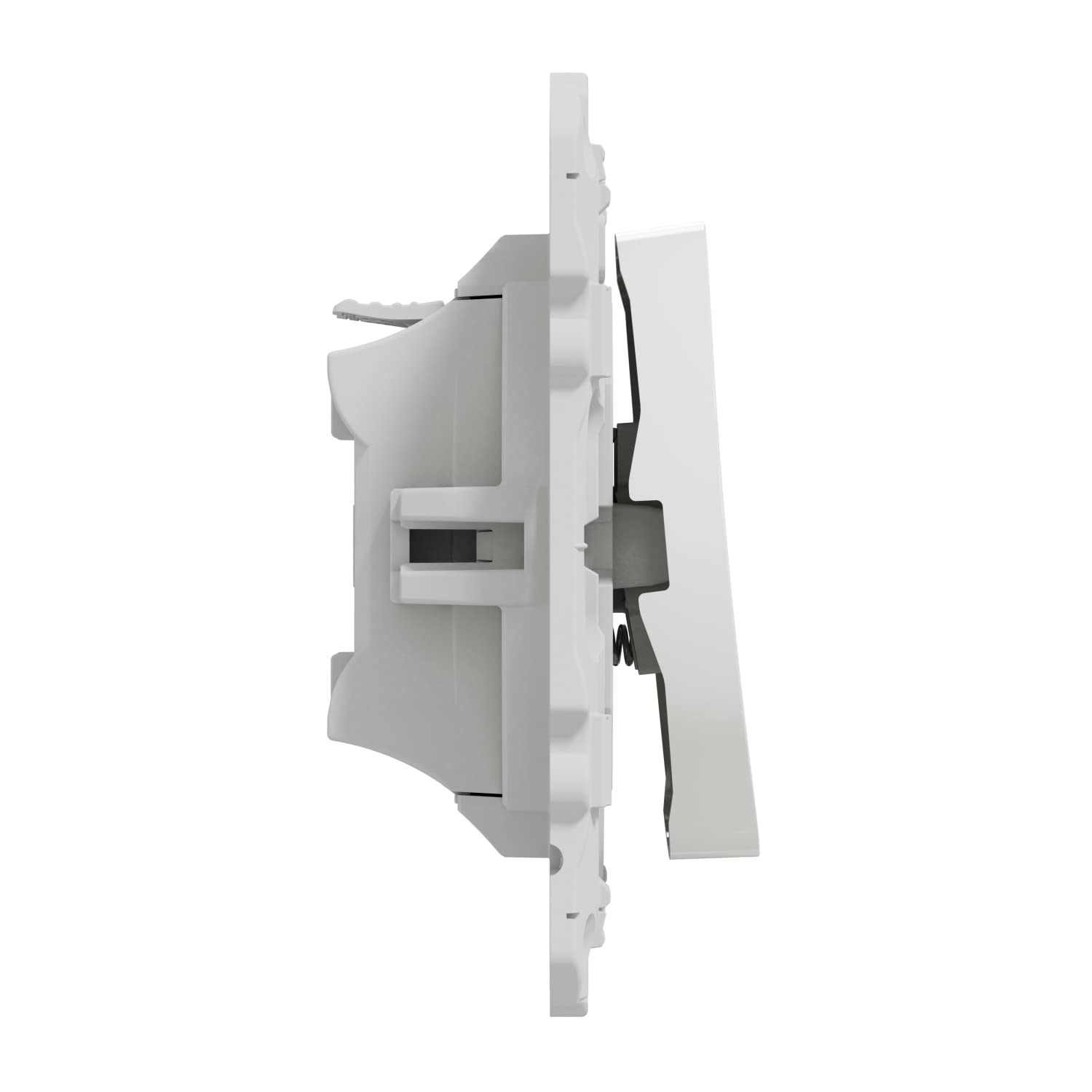 Schneider Electric S520246 Pulsador Símbolo Timbre, Blanco