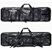 MPYEKP Tactical Rifle Bag Backpack, Soft Double Rifle Bag, Portable Long Rifle Bag, with Lockable Zipper and Backpack Strap, for Firearm Storage and Transportation(CP,32in/81cm)