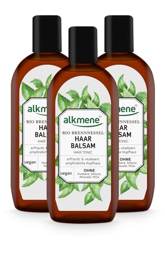 Produktfoto von alkmene Haarbalsam mit Bio Brennnessel - Haarwasser mit Provitamin B5 für empfindliche Kopfhaut & feines Haar -&hellip;