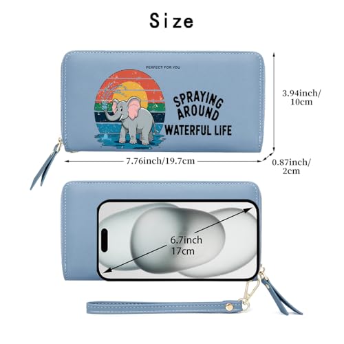 OIDERY Personalized Animal Type Women's Wallet,Birthday Gift,Holiday Gift for Wife,Thanksgiving Gift for Parent2