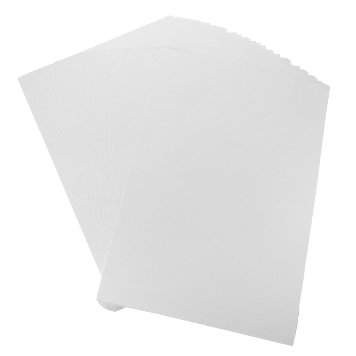 Weißes Aquarellpapier 100 Blatt, 160g, Künstlerpapier | 8k-format, Rauer Strich, Dicke Ausführung, Papier für Wasserfarben und Maltechniken