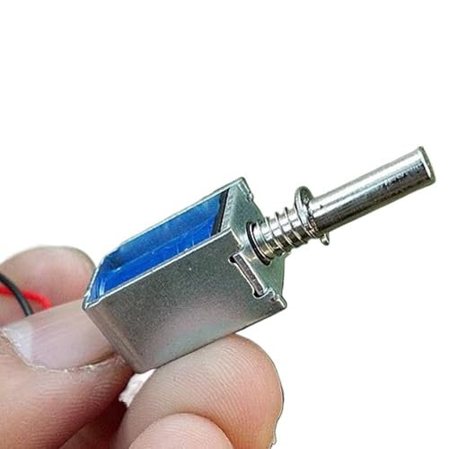 Serrure miniature solénoïde push pull DC 6V pour meuble et tiroir connecté - 3