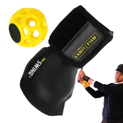 1/2 jeu de balles d'entraînement de swing de golf – Aide à l'entraînement de golf | Correcteur de posture de balle intelligent avec bracelet et balle correcteurs, balle d'entraînement de golf portable