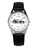 KIESENBERG Armbanduhr Corrado Oldtimer Geschenk Artikel Idee Fan Damen Herren Unisex Analog Quartz Lederarmband Uhr 36mm Durchmesser B-1931