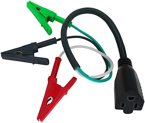 Hyhpsjiee HVAC Adaptor Cord HVAC Tool Clearance Compatible with Yellow Jacket 69522 Heavy Adaptor Cord and Equipment Circuit Breaker Finder RT250 ET300 ET310 for RT250 ET300 ET310.