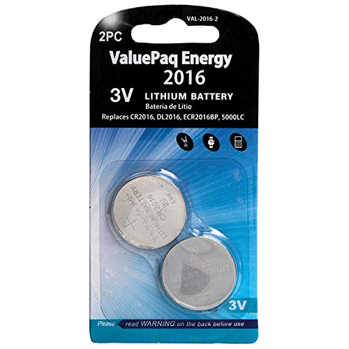 Dantona VAL-2016-2 Baterías de moneda de litio 2 pack miniatura 1