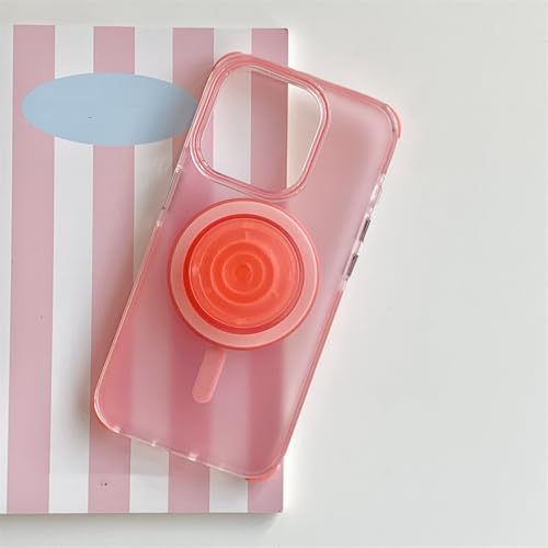 Coque silicone iPhone 14 Plus couleur bonbon pour charger sans fil au bureau