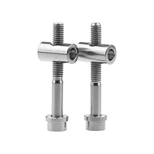 Ruifu Titan-Sattelstützen-Schrauben, M5 x 30, 40 mm, für Fahrrad-Sattelstütze, 2 Stück (Titan, M5 x 30 mm) Cover