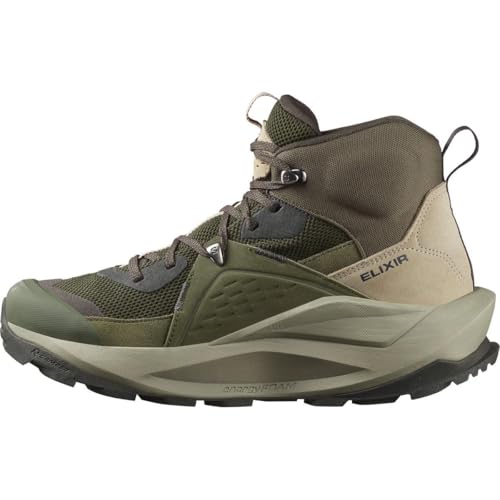 Salomon Salomon Mens Elixir Peat/Vintage Khaki/Castlerock 11.5 Medium