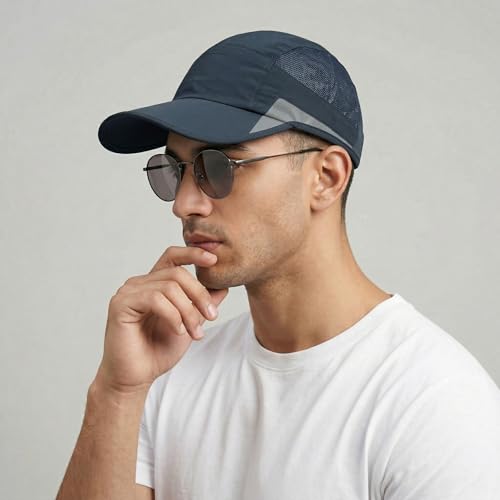 Image of HSR Unstructured Reflective Lightweight Breathable Stylish Sports Soft Hat Cap for Men and Women