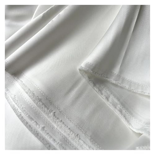Matériel couture DIY tissu satiné rigide blanc pour vos robes de soirée
