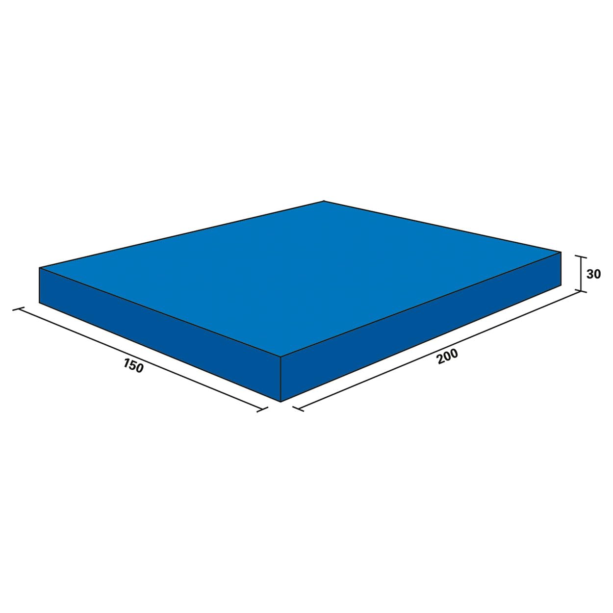 Sport-Tec Weichbodenmatte RG 20 Turnmatte Leichtturnmatte Schulsport Schule