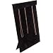 FindingKing 18 Hook Black Velvet Chain Board Hanging Necklace Slatwall Display