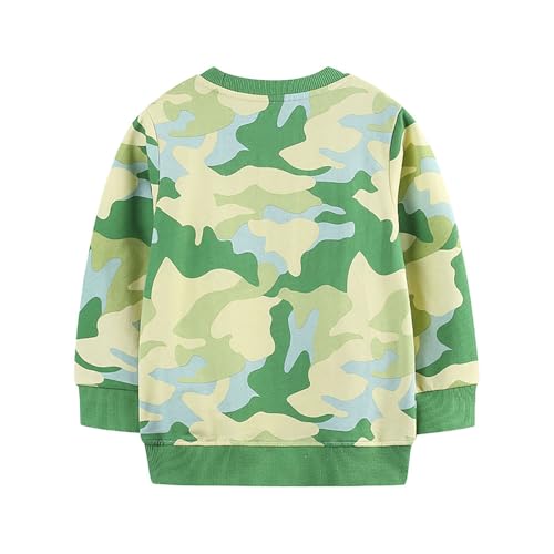 Toddler Boys Long Sleeve Shirts 3D Tiger Sweatshirt Camo Casual Wear2
