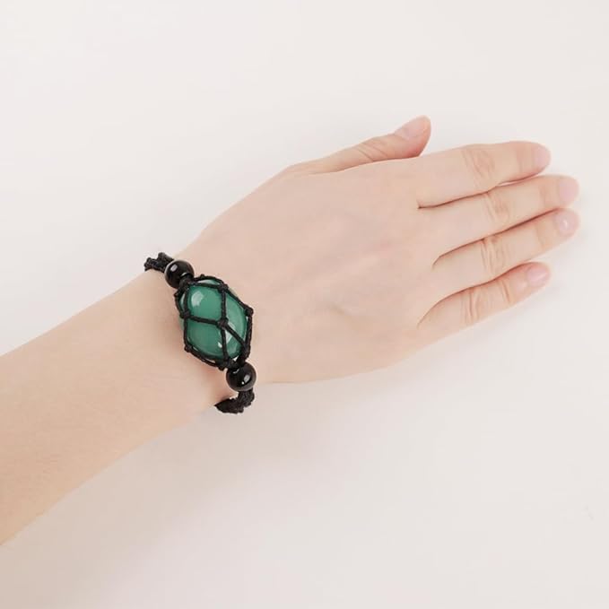 Nogeqi Lot De 6 Colliers Porte-cristal Ajustable Porte-pierre