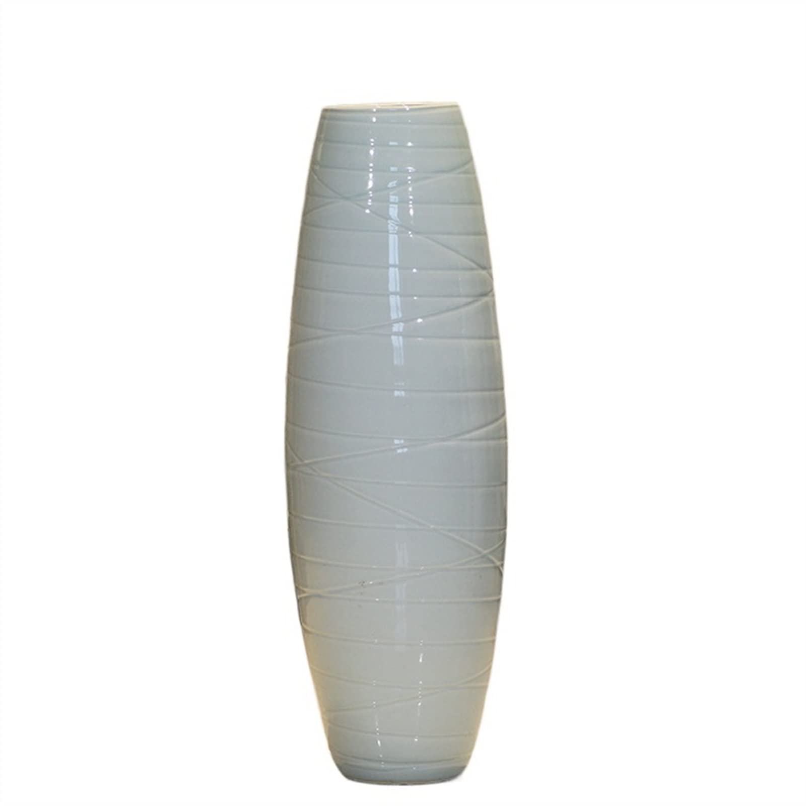 Bzgpmfud 003 Vase Desktop Pure Color Ceramic Simple Large Floor Living Room Bedroom Corridor Tall Dried Flower Arrangement Ornament Flowers(003)