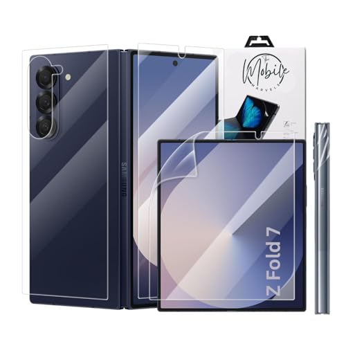 Image of Screen Protector Guard For Samsung Z Fold 7 | (Set Of 4) Z Fold 7 Screen Protector (Front + Back + Inside Screen + Hinge Screen Protector) For Samsung Z Fold 7 - HD (Z Fold 7 Gloss)
