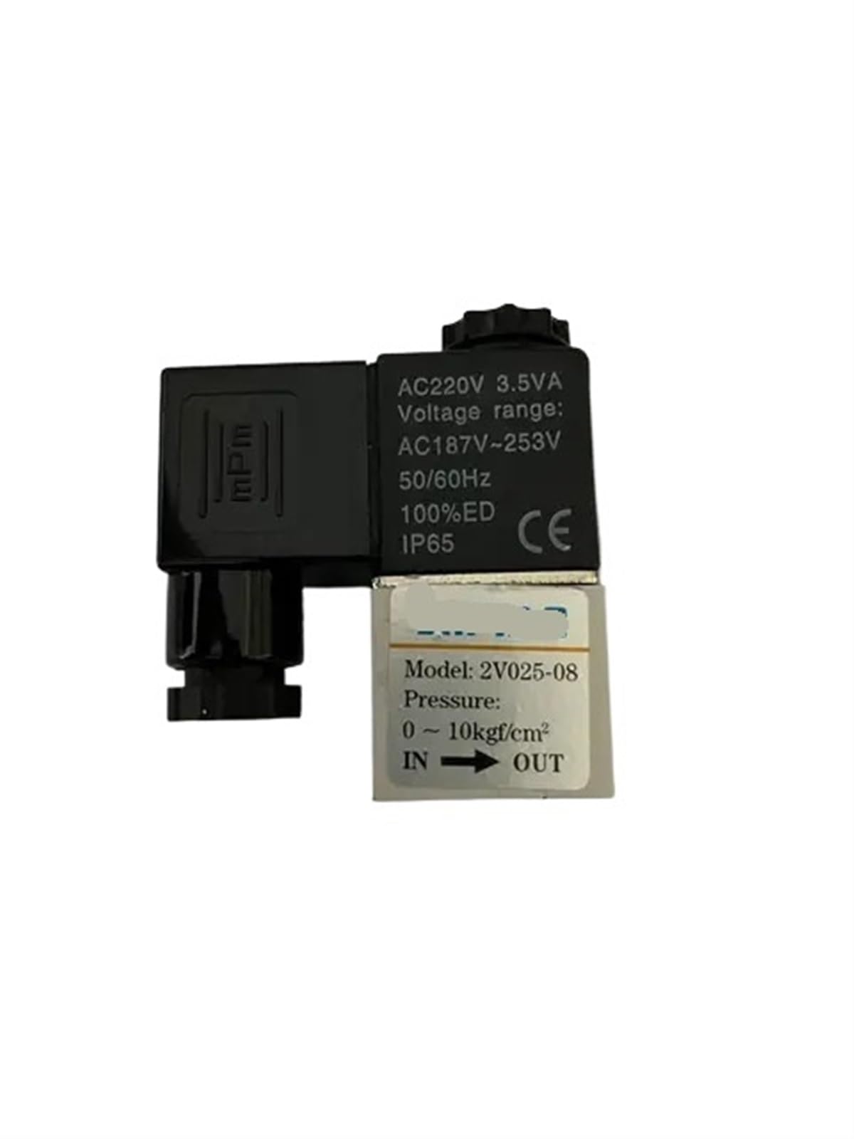 Électrovanne 2V025-08 1/4 résout les pertes de pression pneumatique - Version 220V AC NC