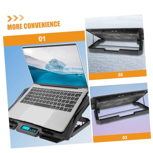 Base de refrigeración para laptop 15.6 pulg ventilador silencioso miniatura 4
