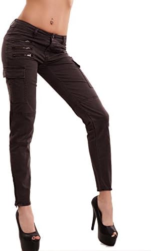 Toocool - Jeans Donna Pantaloni Cavallo Basso Aderenti Slim Colorati  tasconi Nuovi HZ1805B – Birbashopping