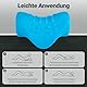 GoodLifeGermany Nackenstrecker orthopädisch - ergonomisch geformter Nackendehner - wohltuend bei Kopf-& Nackenschmerzen, Ausrichtung der Halswirbelsäule - deutsche Anleitung - (Blau)