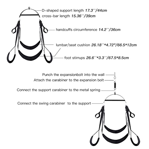 Utimi Sex Swing Sexy Bondage Restraints Bdsm Adult Couple Hanging Erotic Toy With Adjustable Straps #TOP6