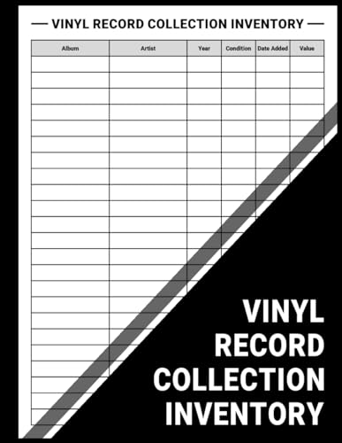 Vinyl Record Collection Inventory: A Log book to Catalog and