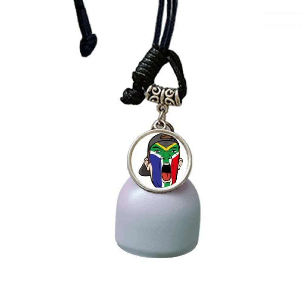 Pendentif pour voiture drapeau Afrique du Sud fier de ses racines
