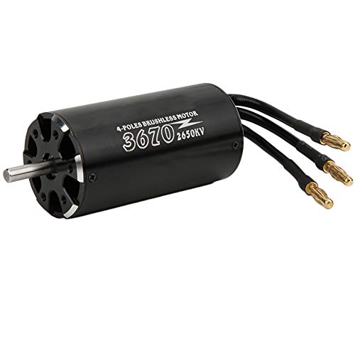 [MAXIMUM EFFICIENCY & DURABILITY] Engineered with high-purity copper windings, this motor maximizes efficiency and reduces energy loss. The inclusion of high RPM ABEC5 oversized bearings enhances durability and ensures smooth operation even at maximum speeds, providing long-lasting reliability for your RC adventures.
