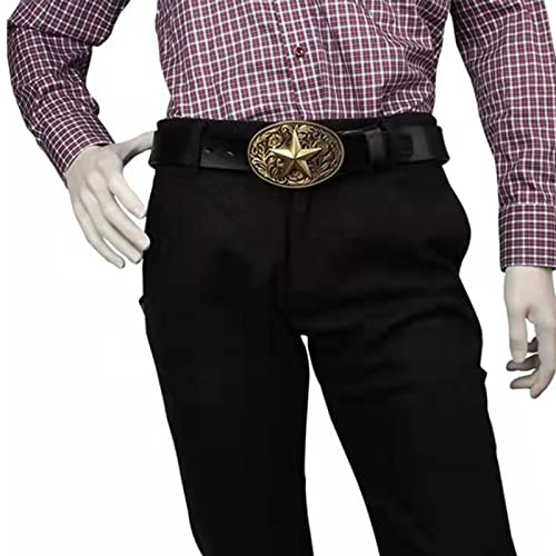 Belt Men, Leather Belt Casual Men's Buckle Leather Belt Hip Hop Leather Rivet Belt2