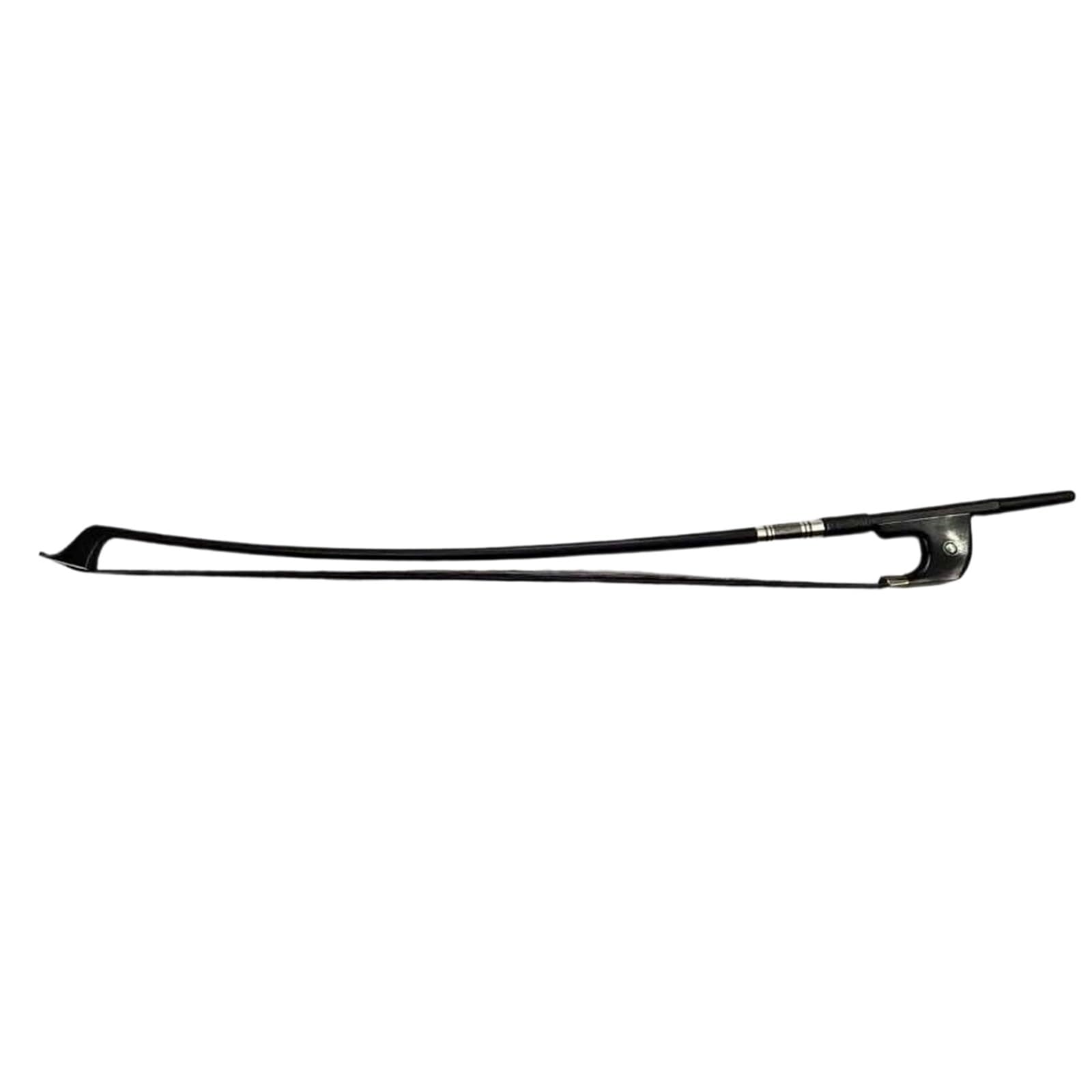 Arcos De Violín Profesionales Fibra De Carbono Contrabajo Arco Estilo Pelo Caballo Negro(1 4size)