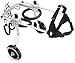 Carrello per Animali Domestici, Sedia a rotelle per Animali Domestici Sedia a rotelle per Cani/Scooter per Animali Domestici/Cane disabili Staffa ausiliaria per Zampa Posteriore Seggiolino per au