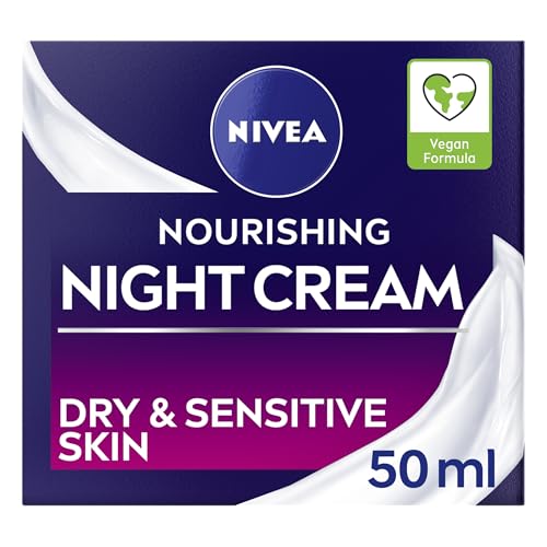 Nivea Nivea Nourishing Night Cream For Dry And Sensitive Skin 50ml – Image 2