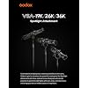 Godox VSA-19K Optical Snoot Projector Attachment with 19 Projection Lens, Spotlight Modifier for Bowens Mount LED Light, Compatible with Godox SL100Bi, LA200Bi, SL300III, Aputure Amaran, NEEWER FS230