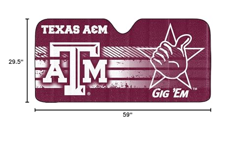 Image of FANMATS NCAA Unisex-Adult Windshield Sun Auto Shade