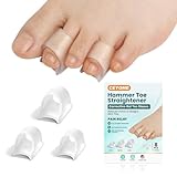 CEYOME Hammer Toe Straighteners for Women & Men – 8 Pack Gel Toe Splints for Bent, Claw & Curled Toes – Toe Corrector Supports Alignment for Daily Walking & Standing – Includes 3 Sizes (S/M/L)