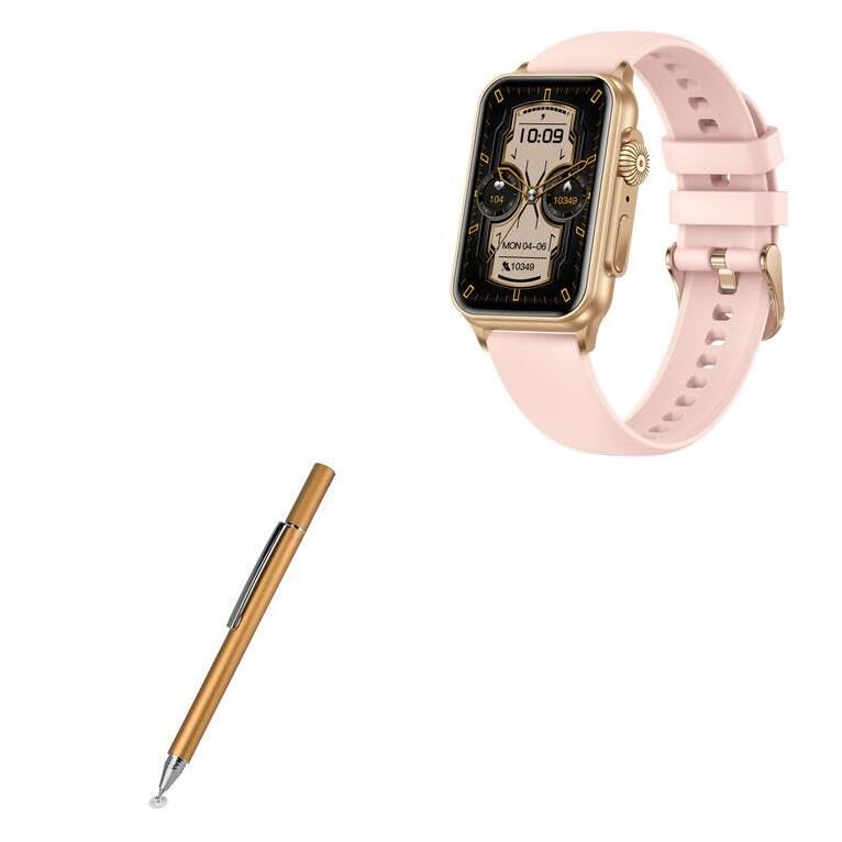 BoxWave Stylus Pen Compatible with Intelligent Galaxy IG-35 - FineTouch Capacitive Stylus, Super Precise Stylus Pen - Champagne Gold