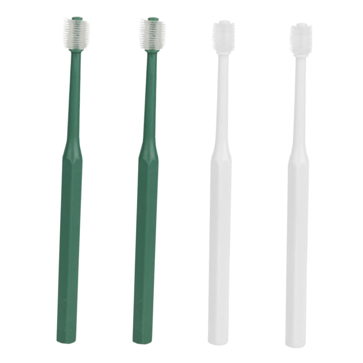 INOOMP 12pièces Brosse à Dents Douce Pour Animaux De Compagnie Kit De Nettoyage Pour Chiens Et Avec Antidérapant Et Conception Ergonomique