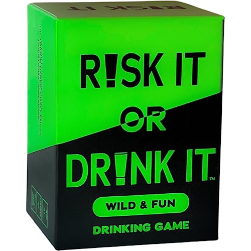 RISK IT OR DRINK IT: Wild & Fun Expansion Pack | Fun Party Game for Adults: 150 New Hilarious Dares...
