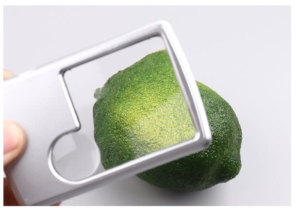Image of Othmro 1Pcs 4B-3 Silver Tone Square Double Mglass LED Illuminated Magnifying Glass Magnifier 3X /6X