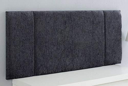 mm08enn Luxury Top Qulaity Oslo headboard in linen fabric available in (4ft6 double, charcol)