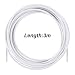 Alambre de Cortina Blanco Kit de Cuerda Colgante con 8 Ganchos Autoadhesivos,...