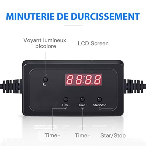 Caja Curadora de Resina UV DERUC 360° con Lámpara Quartz - Fernando Cortés Caja Curadora de Resina UV DERUC 360° con Lámpara Quartz - Fernando Cortés