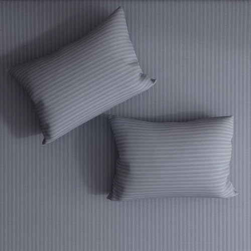 Image of Wakefit Wakefit Bluegranite 100% Cotton Flat Bedsheet with 1 Pillow Cover Single Size