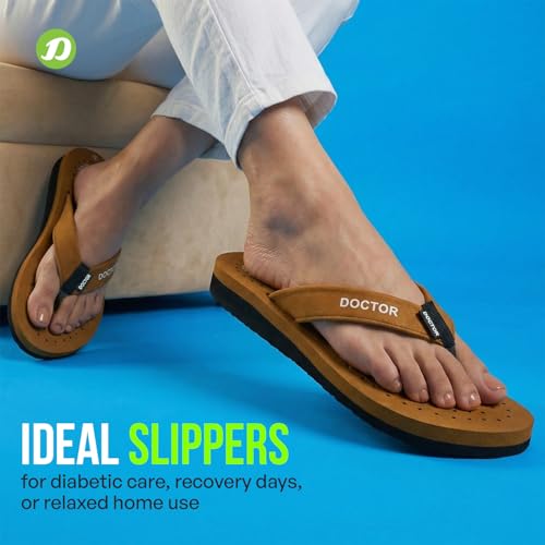 Image of DOCTOR EXTRA SOFT Women's Ortho Care Orthopaedic and Diabetic Feel Good Super Comfort Dr Sliders /Flip-flops /House Slippers [OR-D-16]