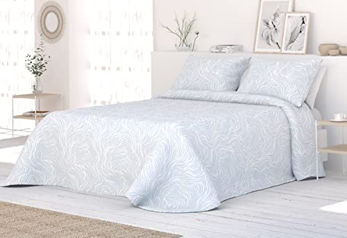 Victorio & Lucchino Colcha Bouti Jacquard (Cama 105cm, Chiara - Celeste)