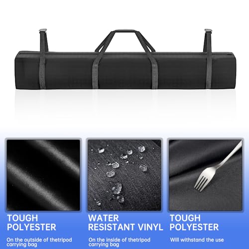 Large Tent Storage Bag Tent Pole Bag - 83''L x 12''W - Tailored for Tent Poles, Suitable for Various Party Tent Canopy Models, Heavy-Duty Design with Reinforced Handles and Dual Zipper